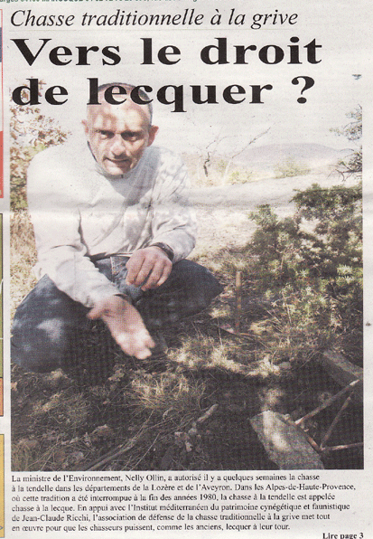 Vers le droit de lecquer