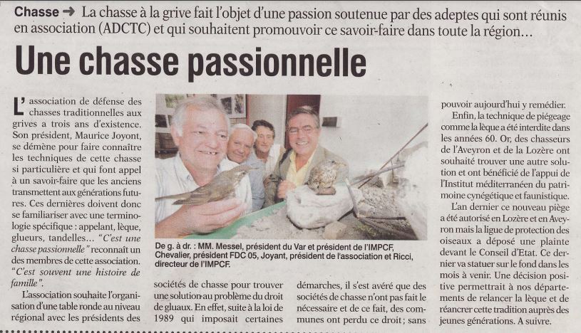 la lecque une chasse passionnelle