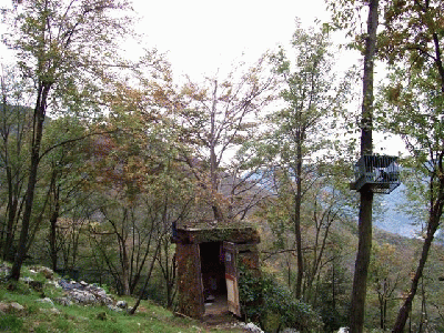 chasse à la cabane en Italie